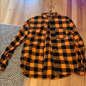 H&M Flannel Orange